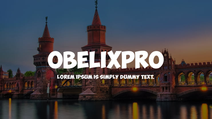 ObelixPro Font Family