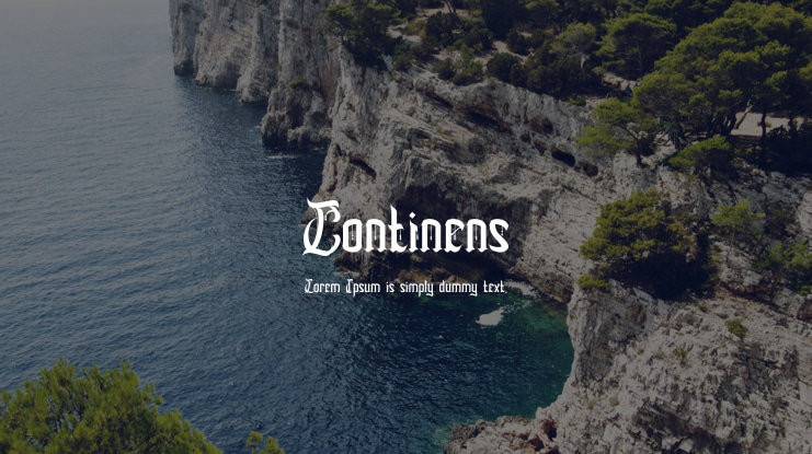 Continens Font