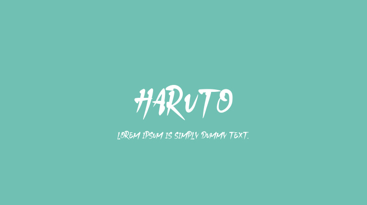 Haruto Font