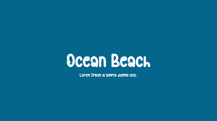 Ocean Beach Font