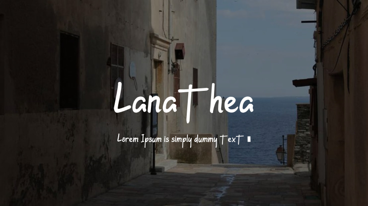Lanathea Font