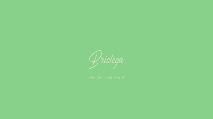 Bristega Font