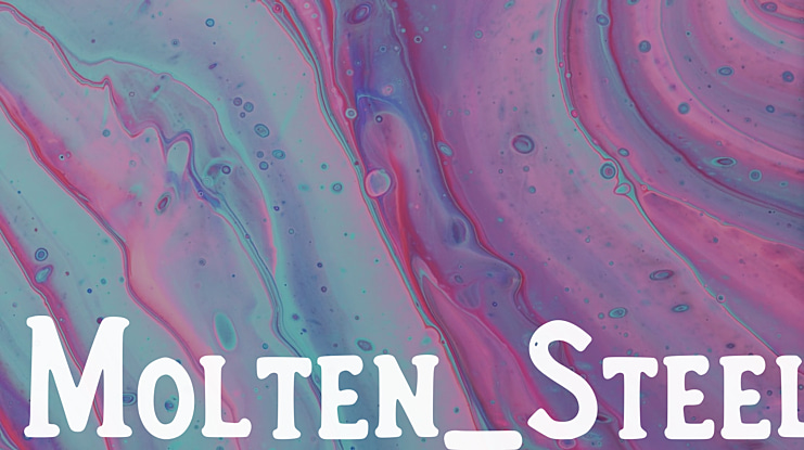 Molten Steel Font