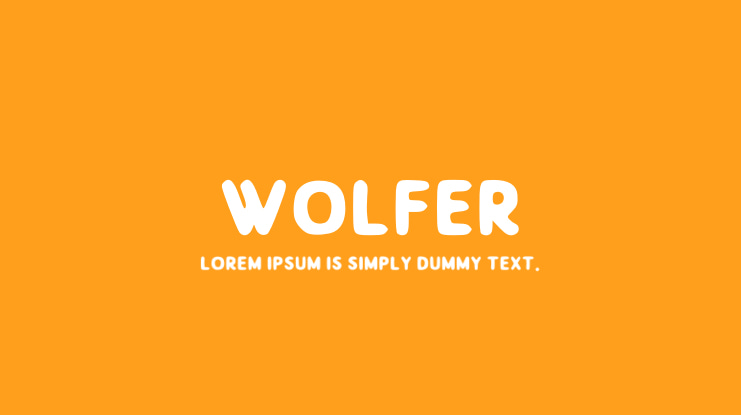 Wolfer Font