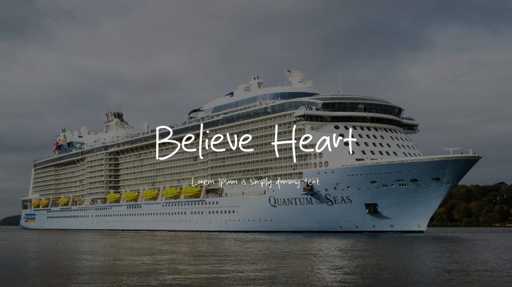 Believe Heart Font
