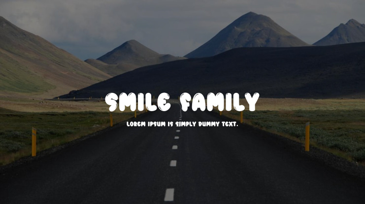 Smile Family Font