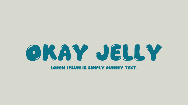 Okay Jelly Font