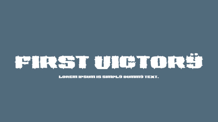First Victory Font