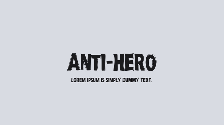 Anti-Hero Font