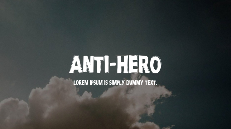 Anti-Hero Font