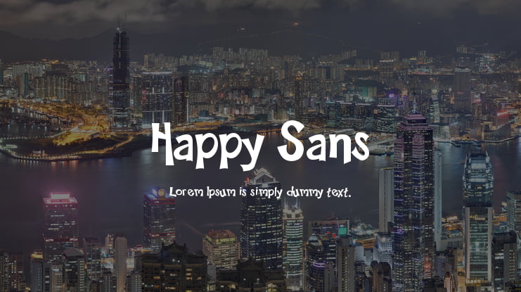 Happy Sans Font