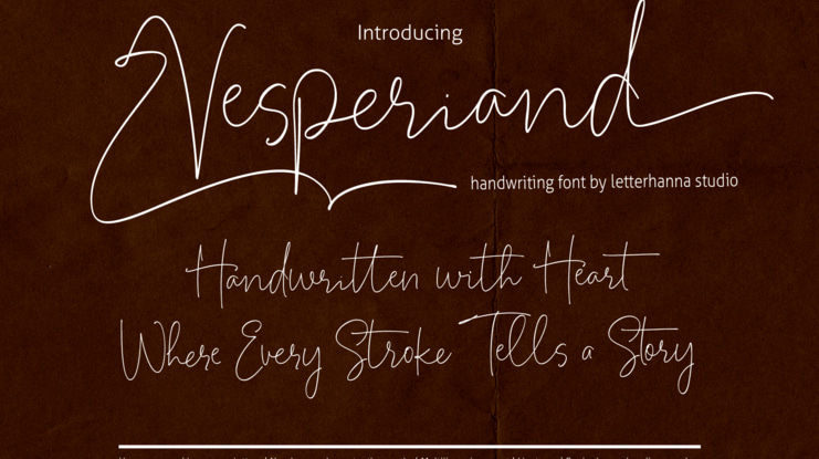Vesperiand Free Font
