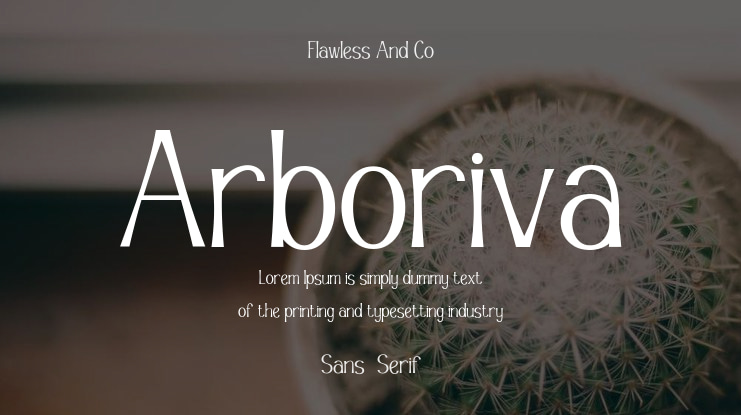 Arboriva Font