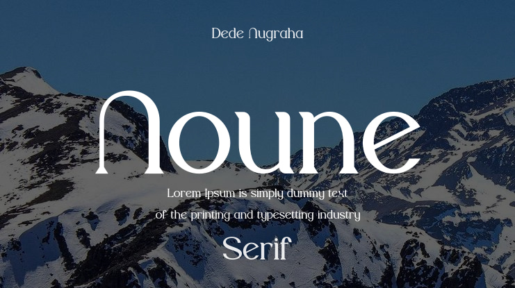 Noune Font