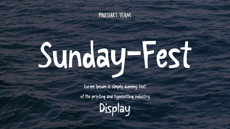 Sunday-Fest Font Family