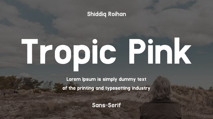 Tropic Pink Font