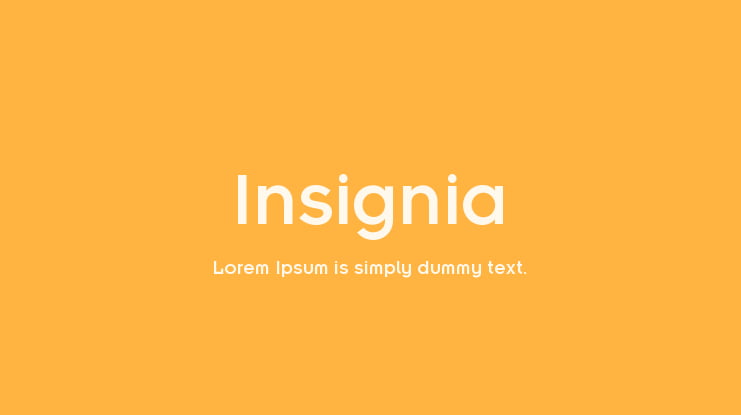 Insignia Font