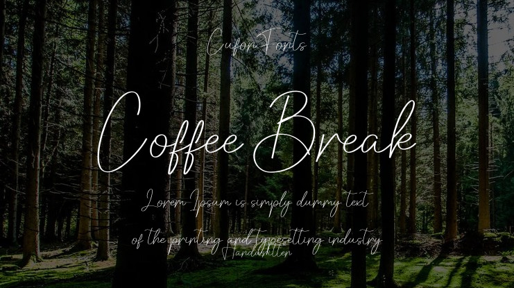 Coffee Break Font