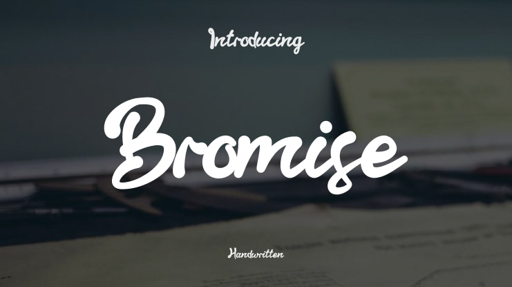 Bromise Font