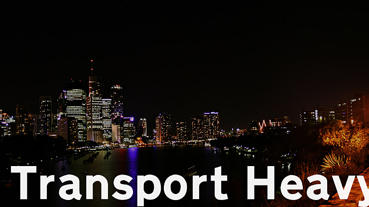 Transport Heavy Font Family