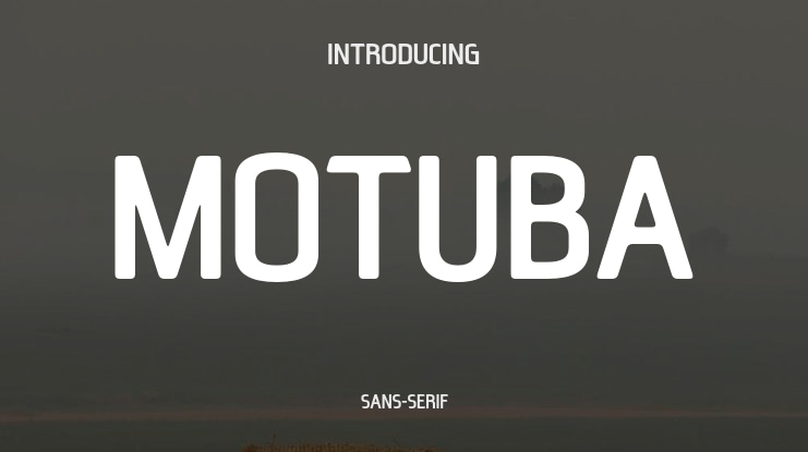 Motuba Font