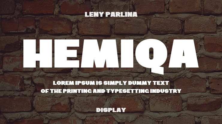 Hemiqa Font