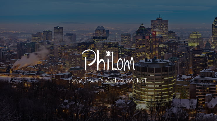 Philom Font