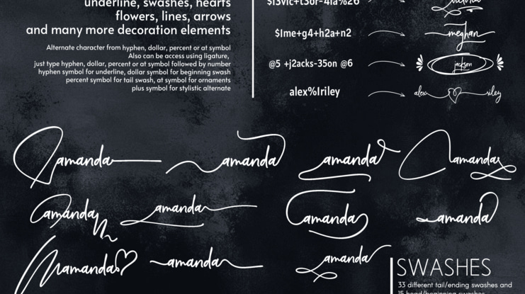 Darianth Handwriting Font