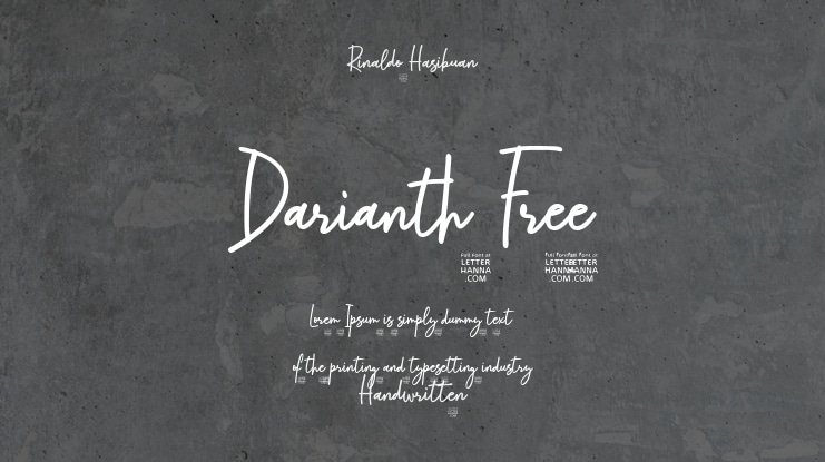 Darianth Free Font