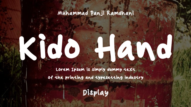 Kido Hand Font Family