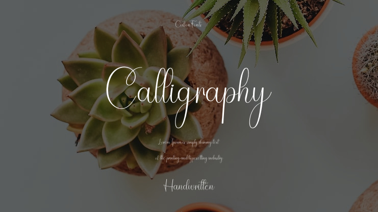 Calligraphy Font