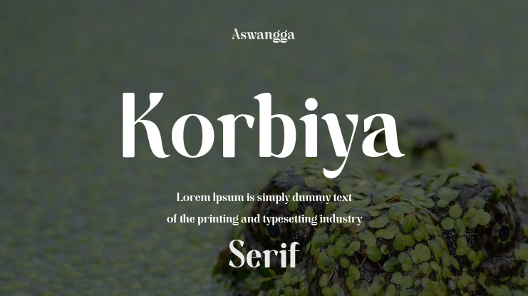 Korbiya Font