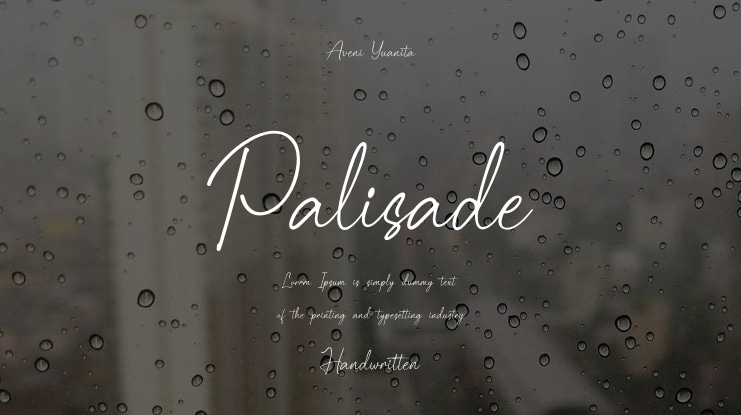 Palisade Font