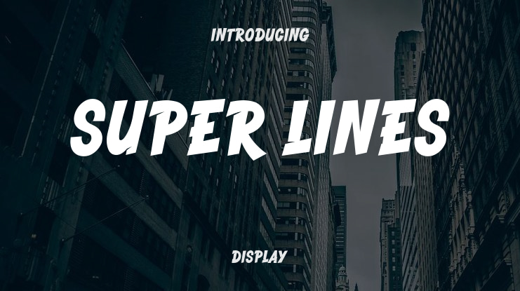 Super Lines Font