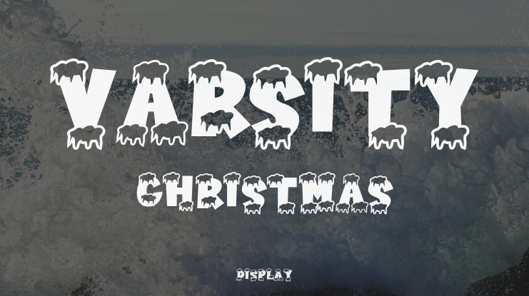 Varsity Christmas Font