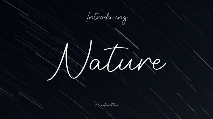 Nature Font