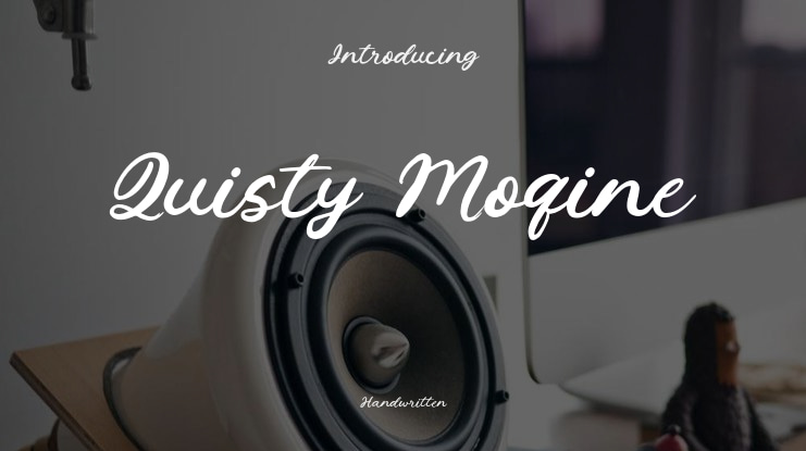 Quisty Moqine Font