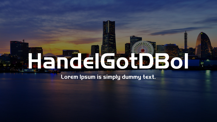 HandelGotDBol Font
