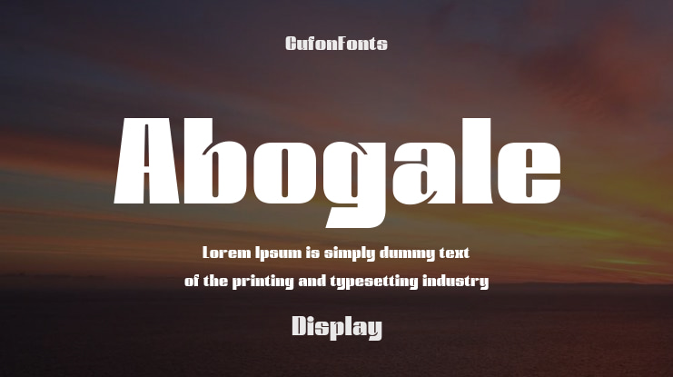 Abogale Font