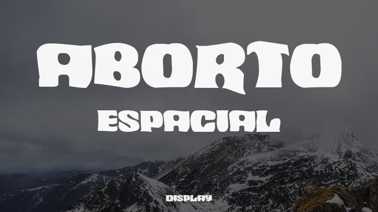 Aborto Espacial Font