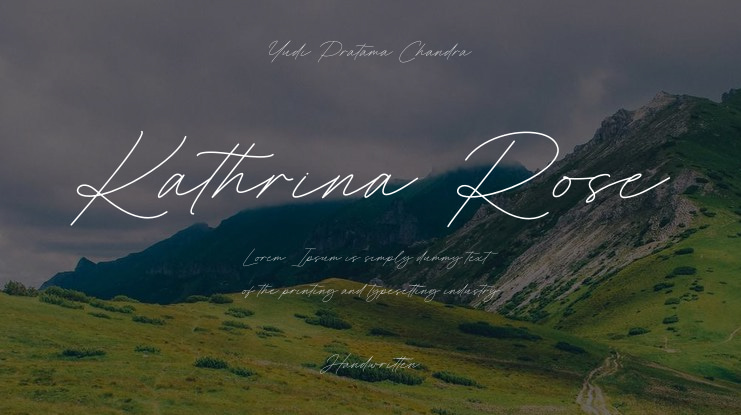 Kathrina Rose Font