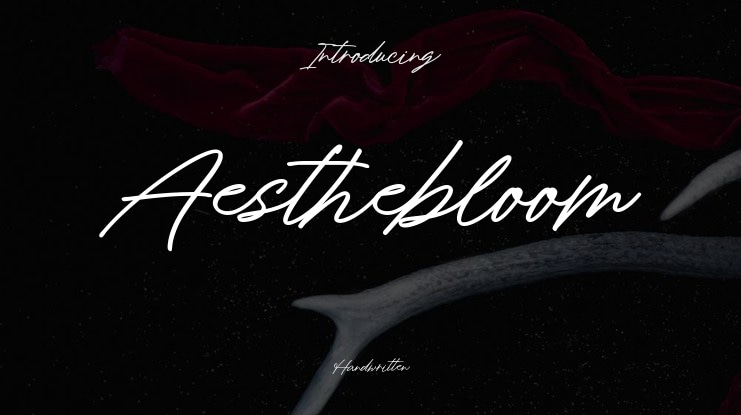 Aesthebloom Font