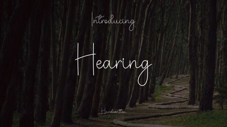 Hearing Font