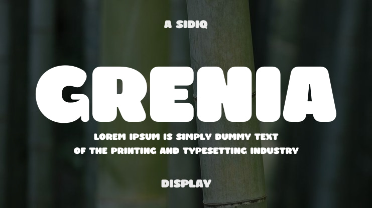 Grenia Font