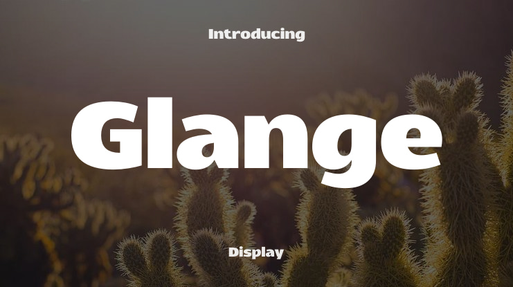 Glange Font