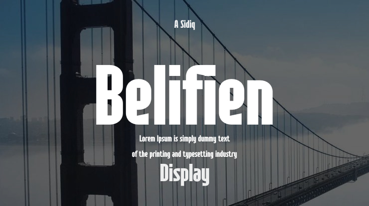 Belifien Font