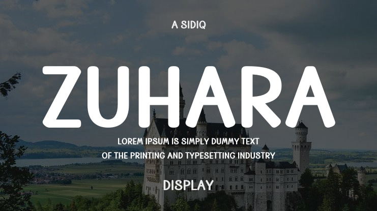 ZUHARA Font