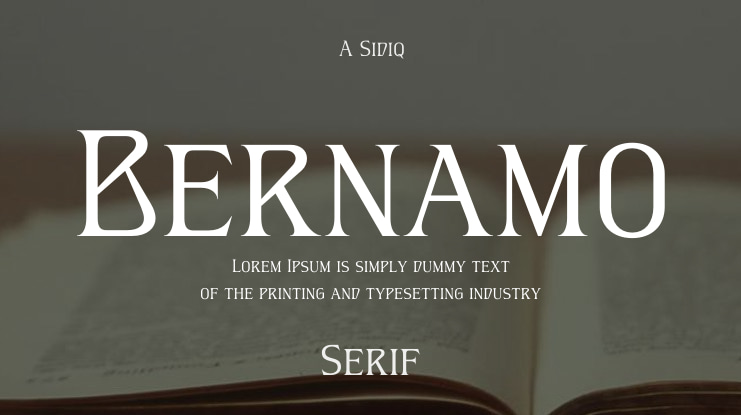 Bernamo Font