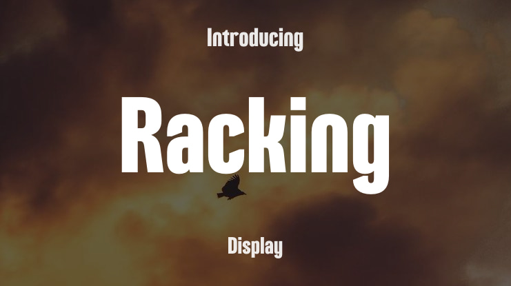 Racking Font