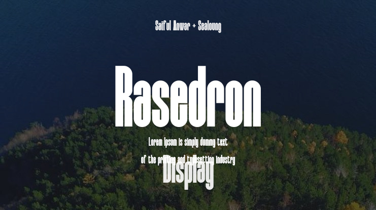 Rasedron Font